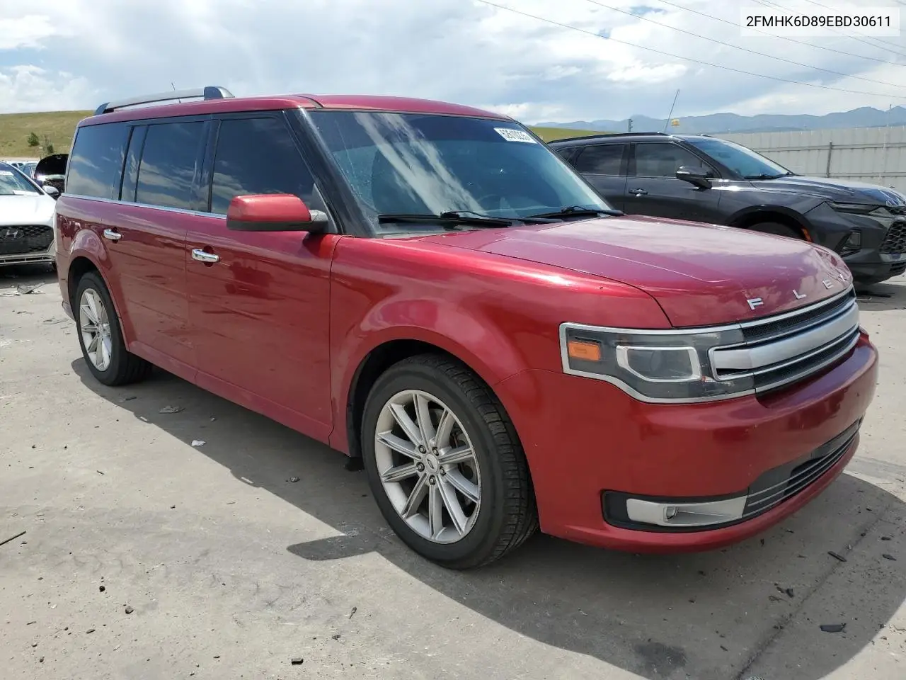 2014 Ford Flex Limited VIN: 2FMHK6D89EBD30611 Lot: 62610235