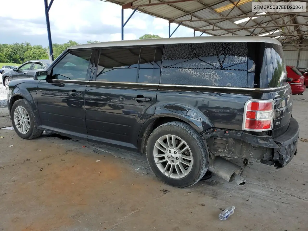 2014 Ford Flex Sel VIN: 2FMGK5C87EBD20361 Lot: 62916555