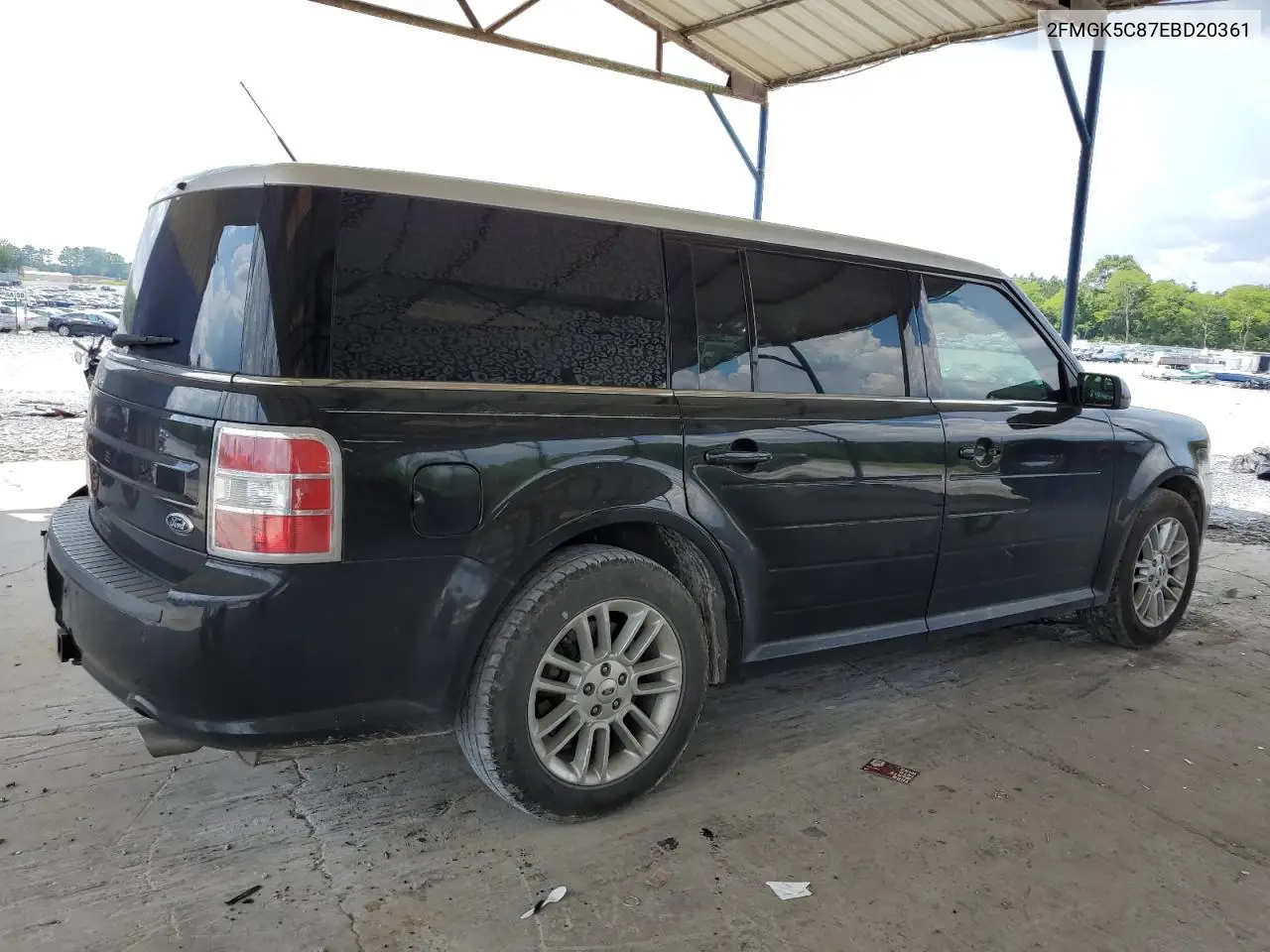 2014 Ford Flex Sel VIN: 2FMGK5C87EBD20361 Lot: 62916555