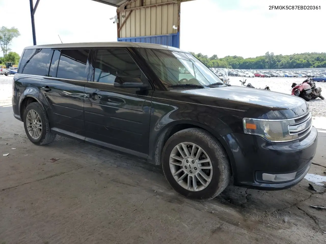 2014 Ford Flex Sel VIN: 2FMGK5C87EBD20361 Lot: 62916555