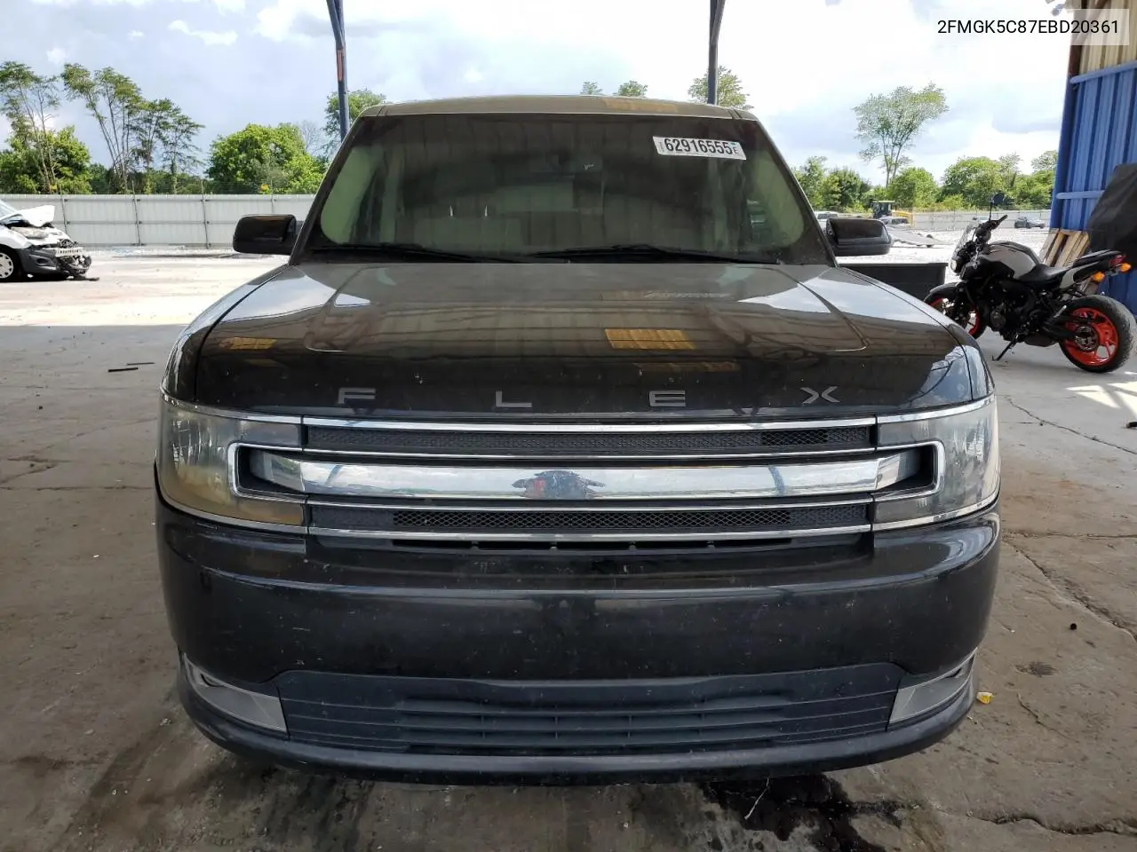 2014 Ford Flex Sel VIN: 2FMGK5C87EBD20361 Lot: 62916555