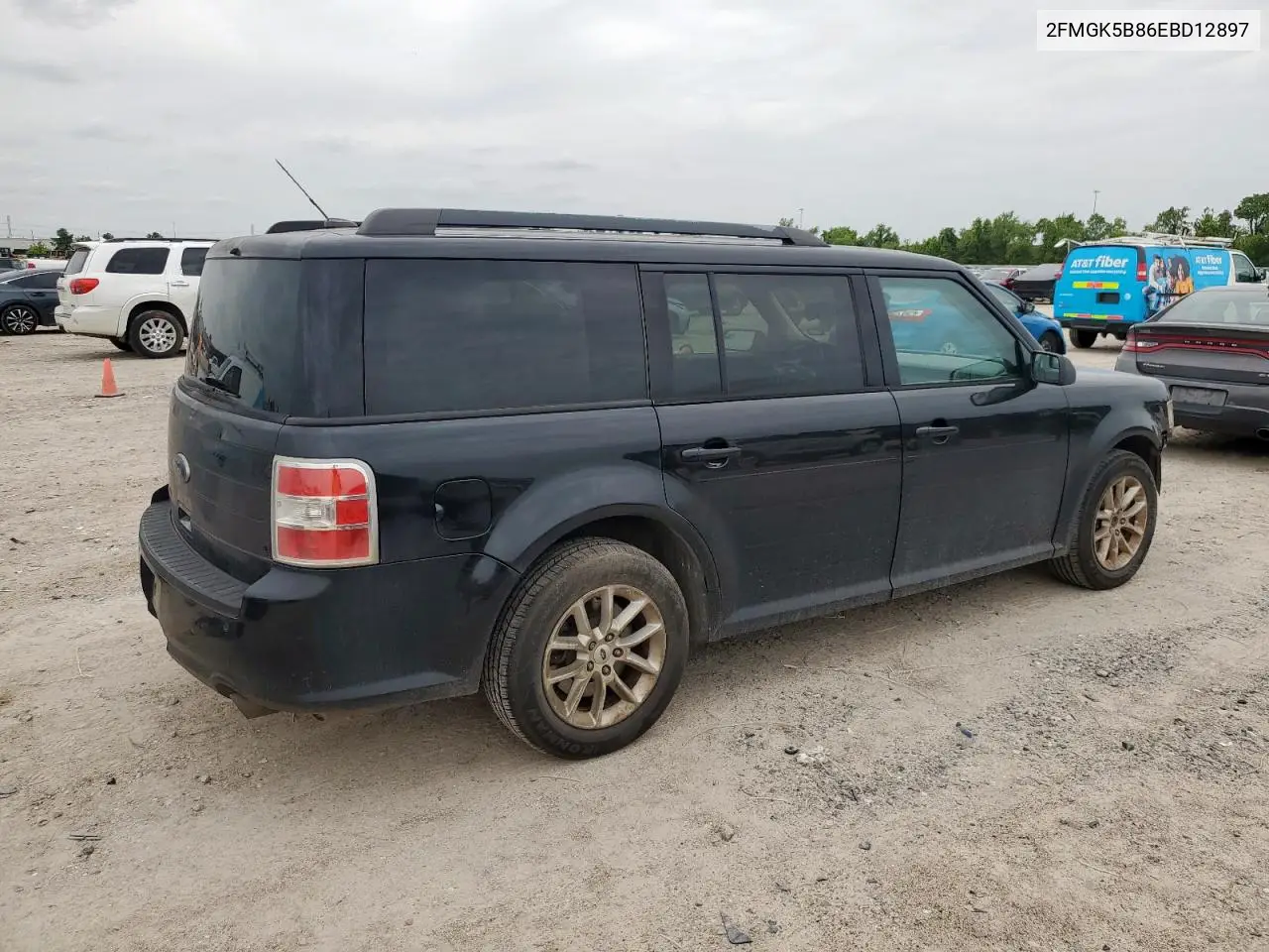 2014 Ford Flex Se VIN: 2FMGK5B86EBD12897 Lot: 64421345