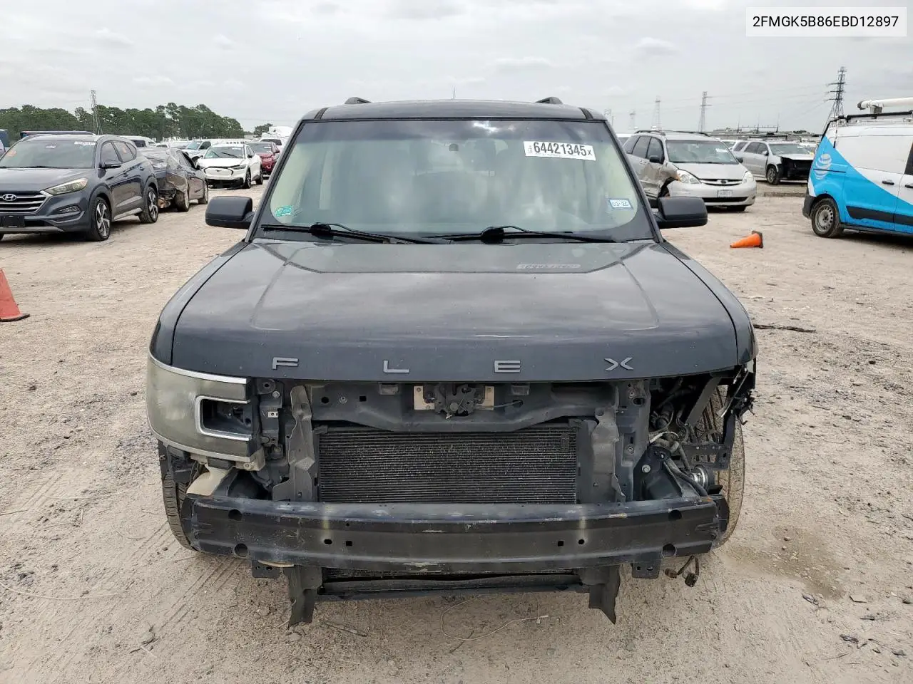 2014 Ford Flex Se VIN: 2FMGK5B86EBD12897 Lot: 64421345