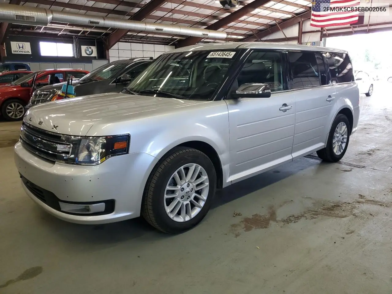 2014 Ford Flex Sel VIN: 2FMGK5C83EBD02066 Lot: 65143645