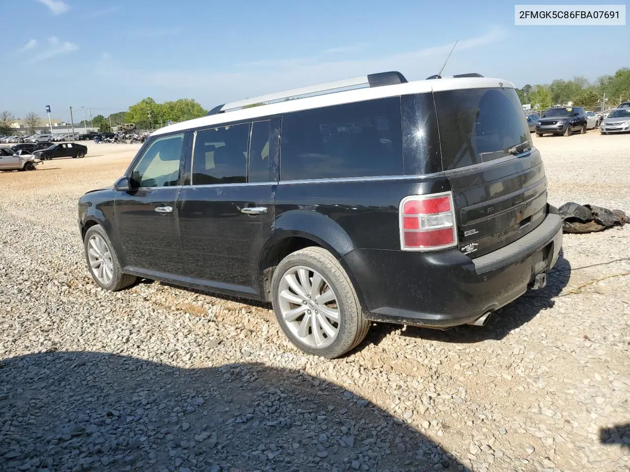 2015 Ford Flex Sel VIN: 2FMGK5C86FBA07691 Lot: 53474675