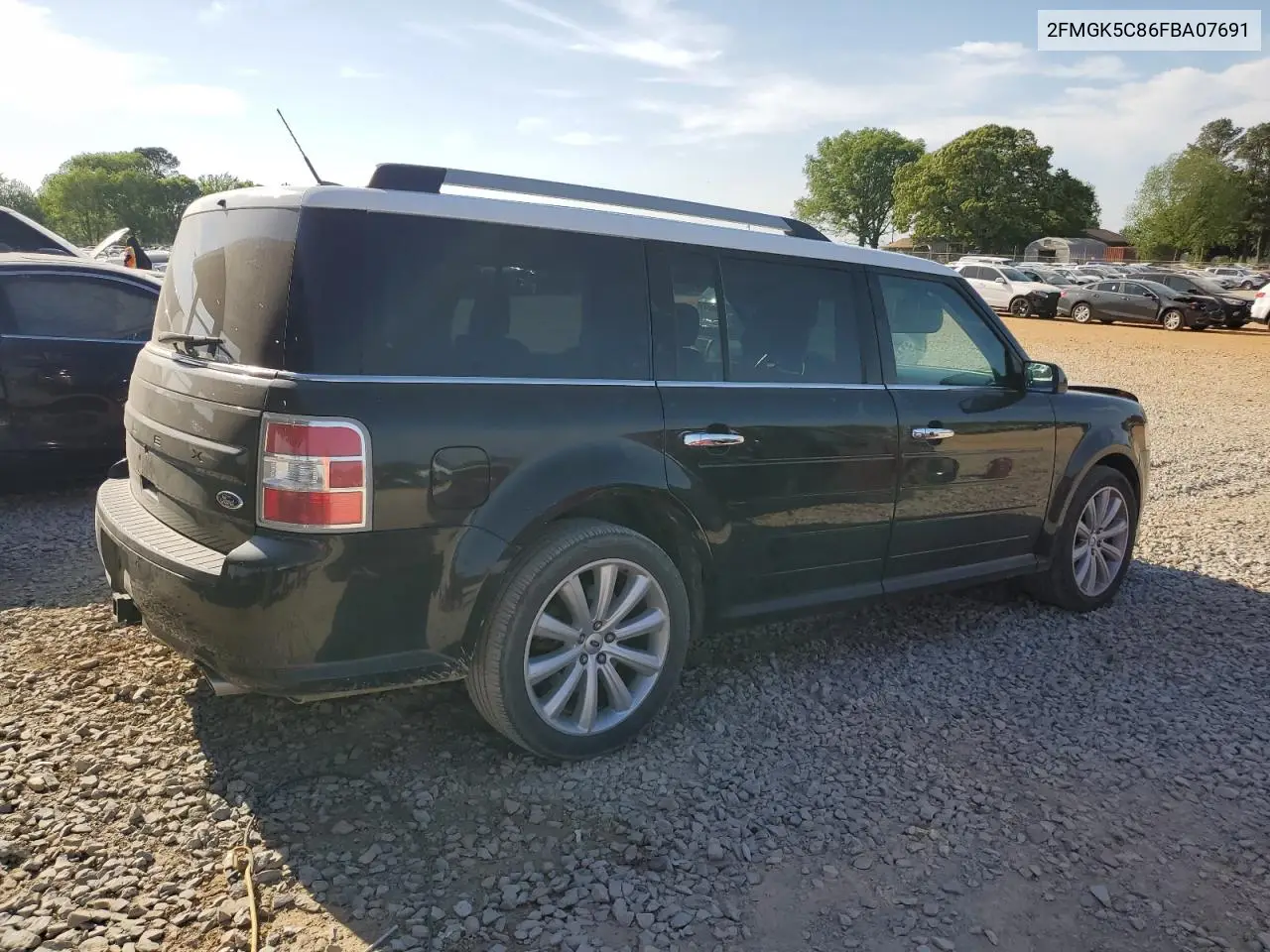 2015 Ford Flex Sel VIN: 2FMGK5C86FBA07691 Lot: 53474675
