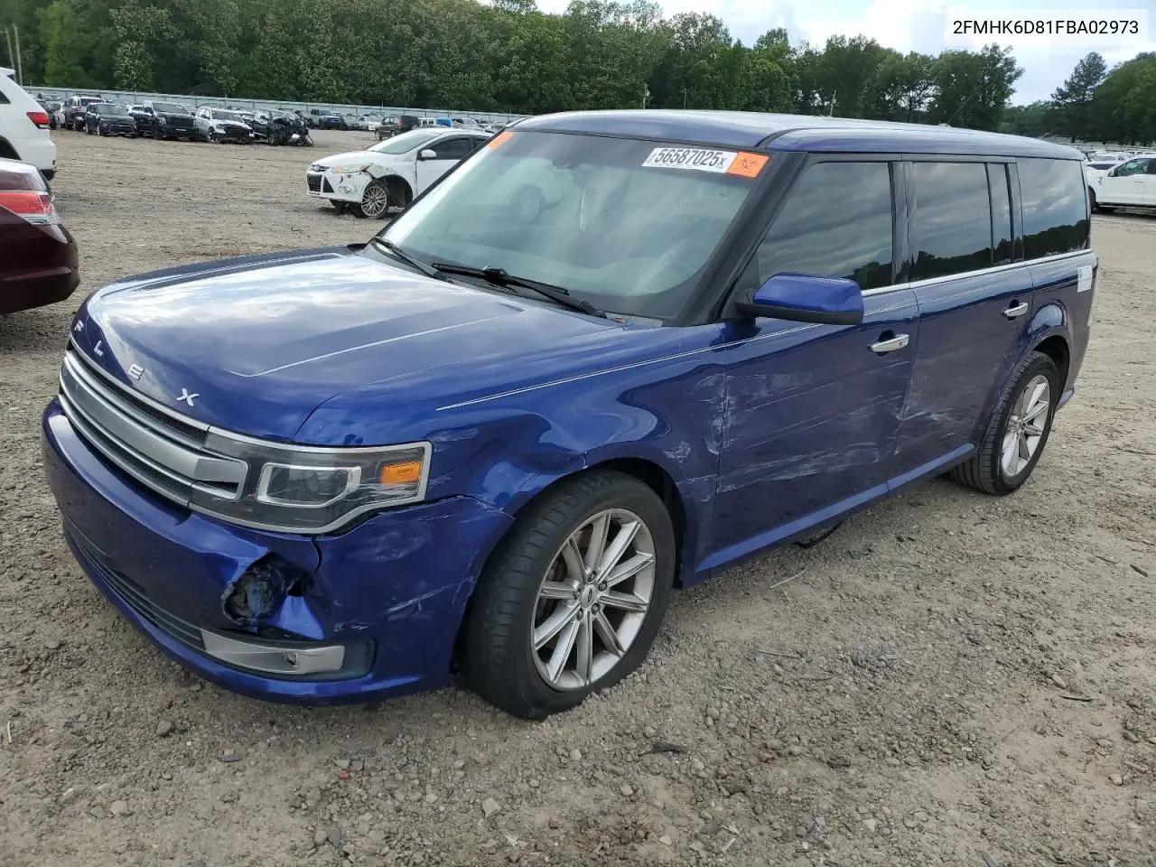 2015 Ford Flex Limited VIN: 2FMHK6D81FBA02973 Lot: 56587025