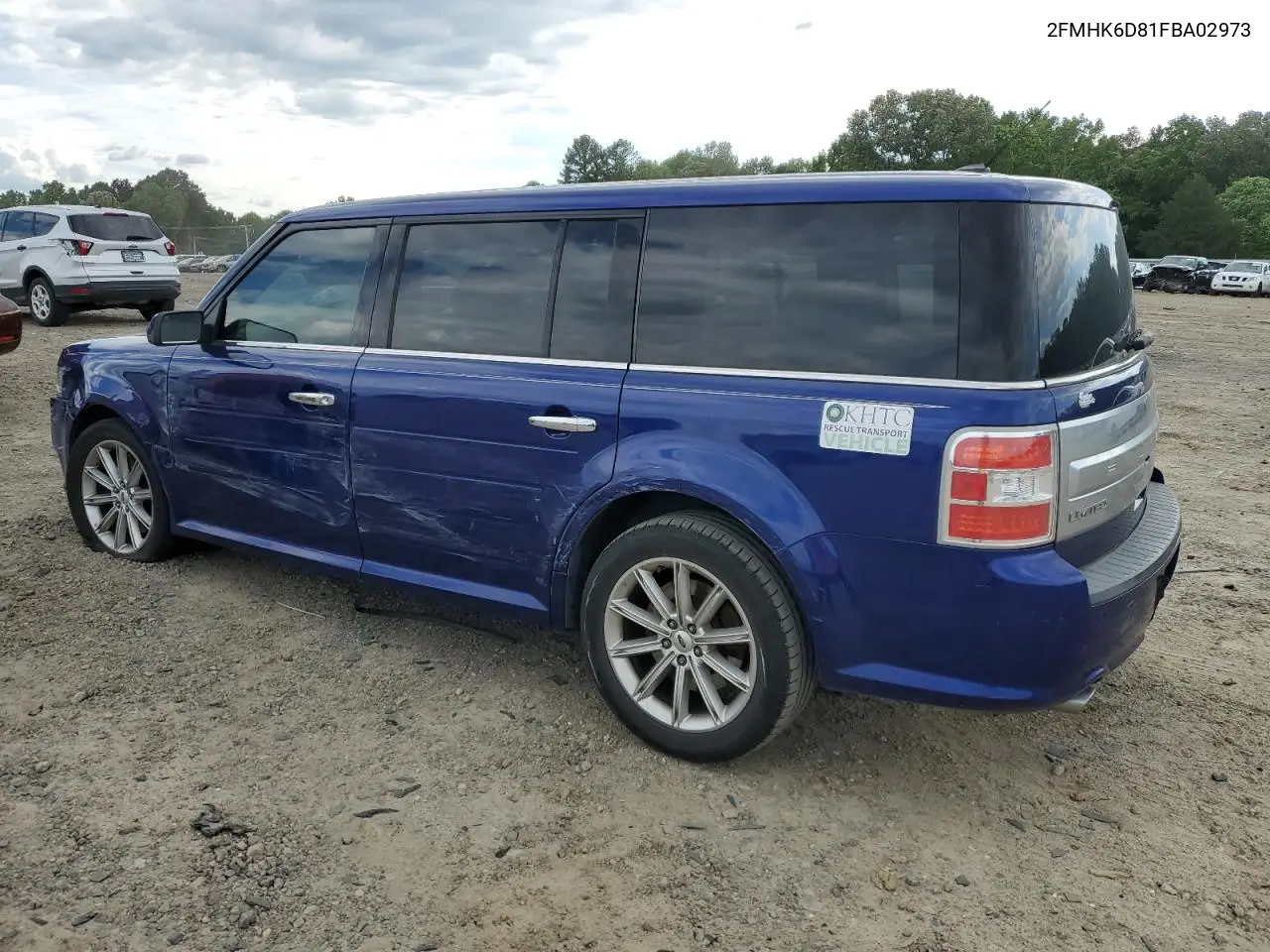 2015 Ford Flex Limited VIN: 2FMHK6D81FBA02973 Lot: 56587025