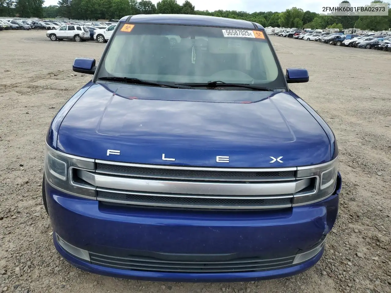 2015 Ford Flex Limited VIN: 2FMHK6D81FBA02973 Lot: 56587025