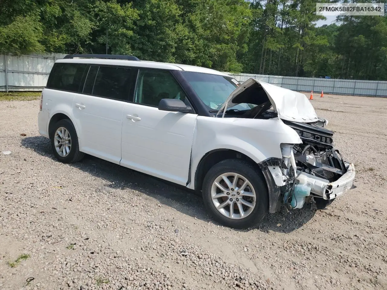 2015 Ford Flex Se VIN: 2FMGK5B82FBA16342 Lot: 61932715