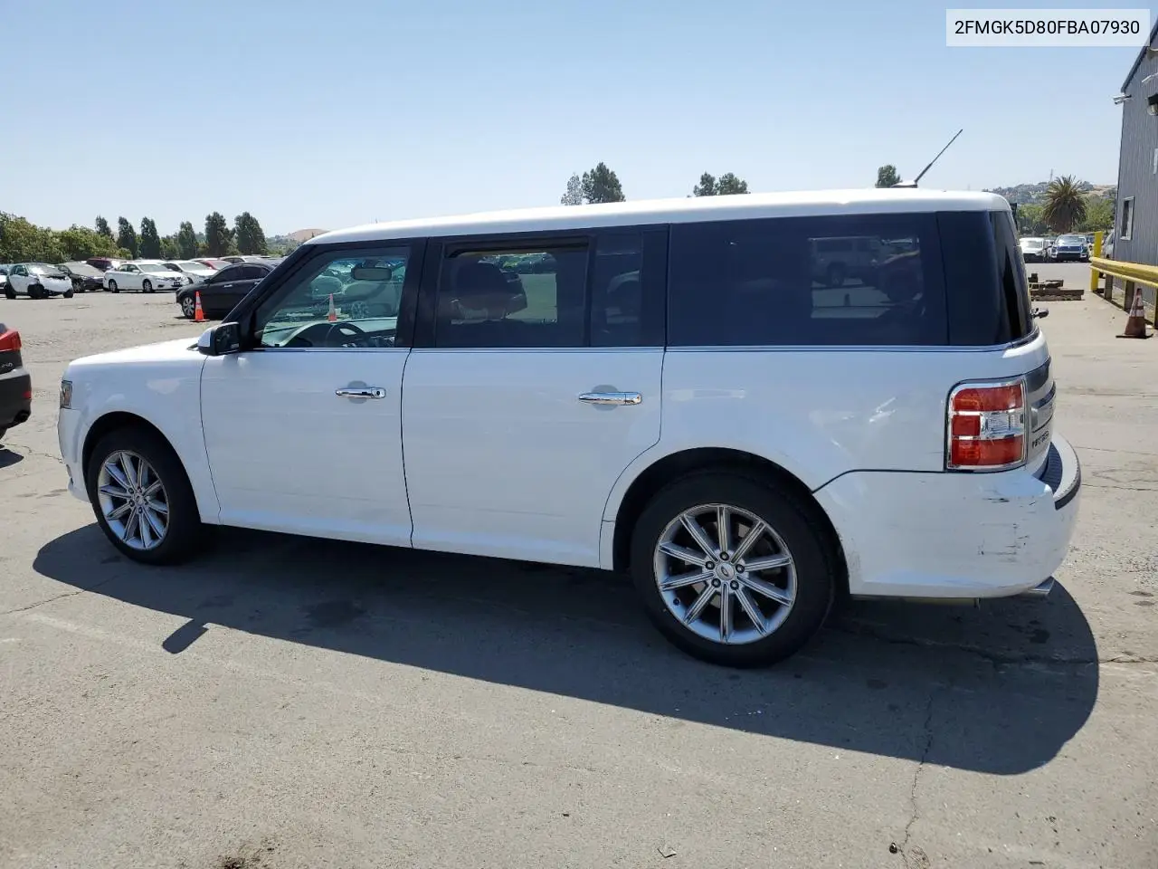 2015 Ford Flex Limited VIN: 2FMGK5D80FBA07930 Lot: 62191895
