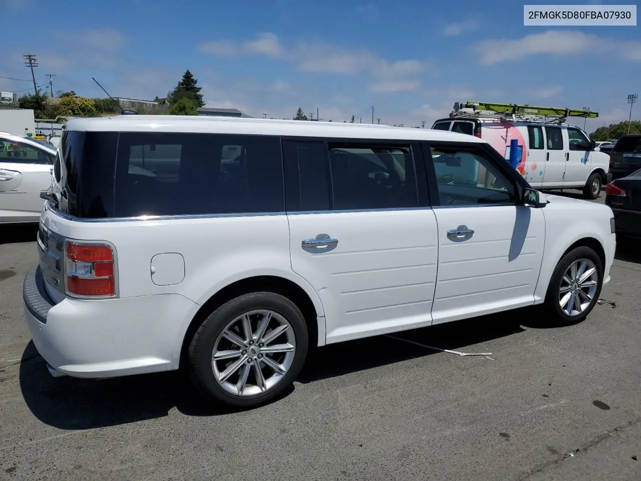 2015 Ford Flex Limited VIN: 2FMGK5D80FBA07930 Lot: 62191895