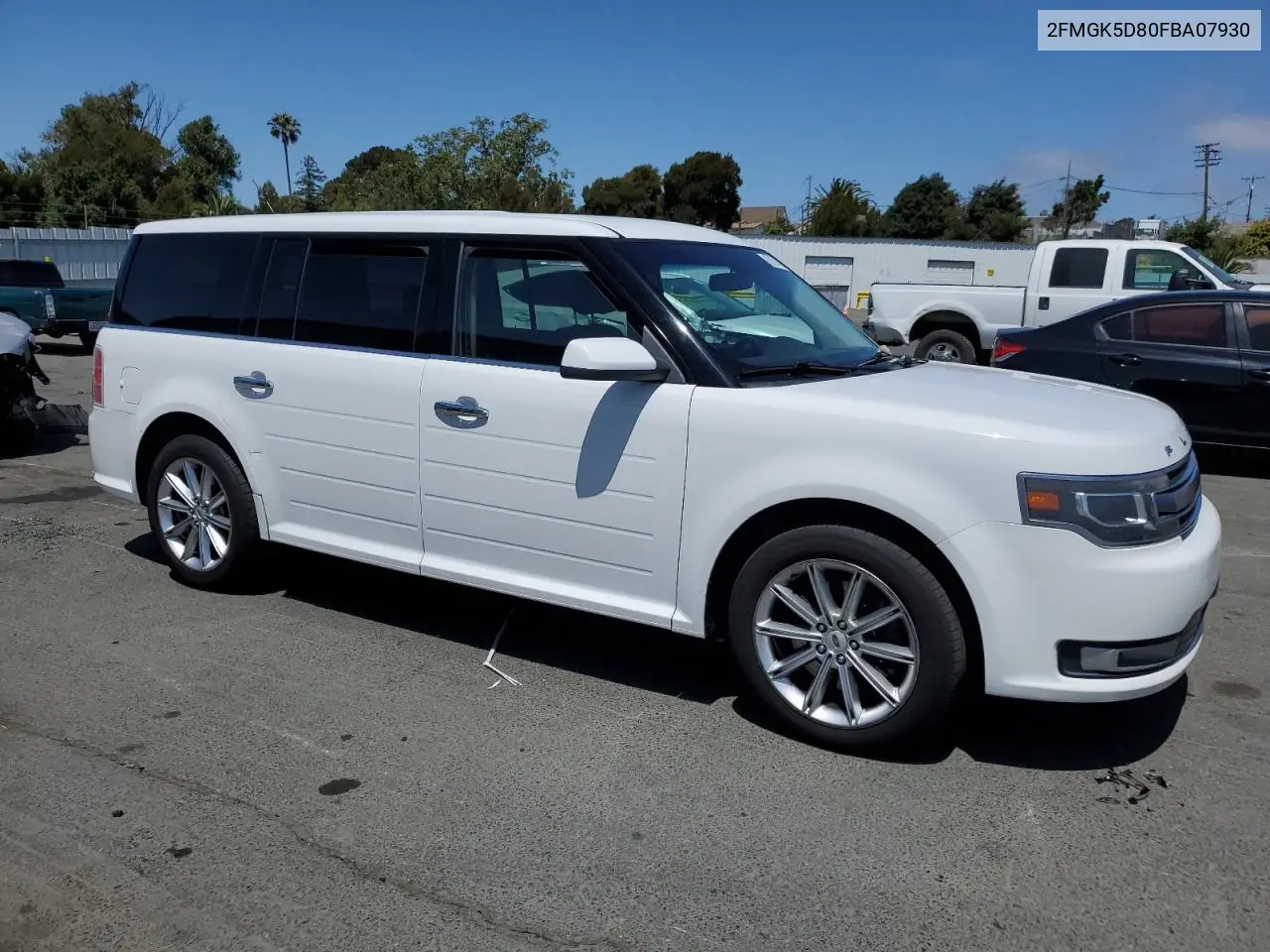 2015 Ford Flex Limited VIN: 2FMGK5D80FBA07930 Lot: 62191895