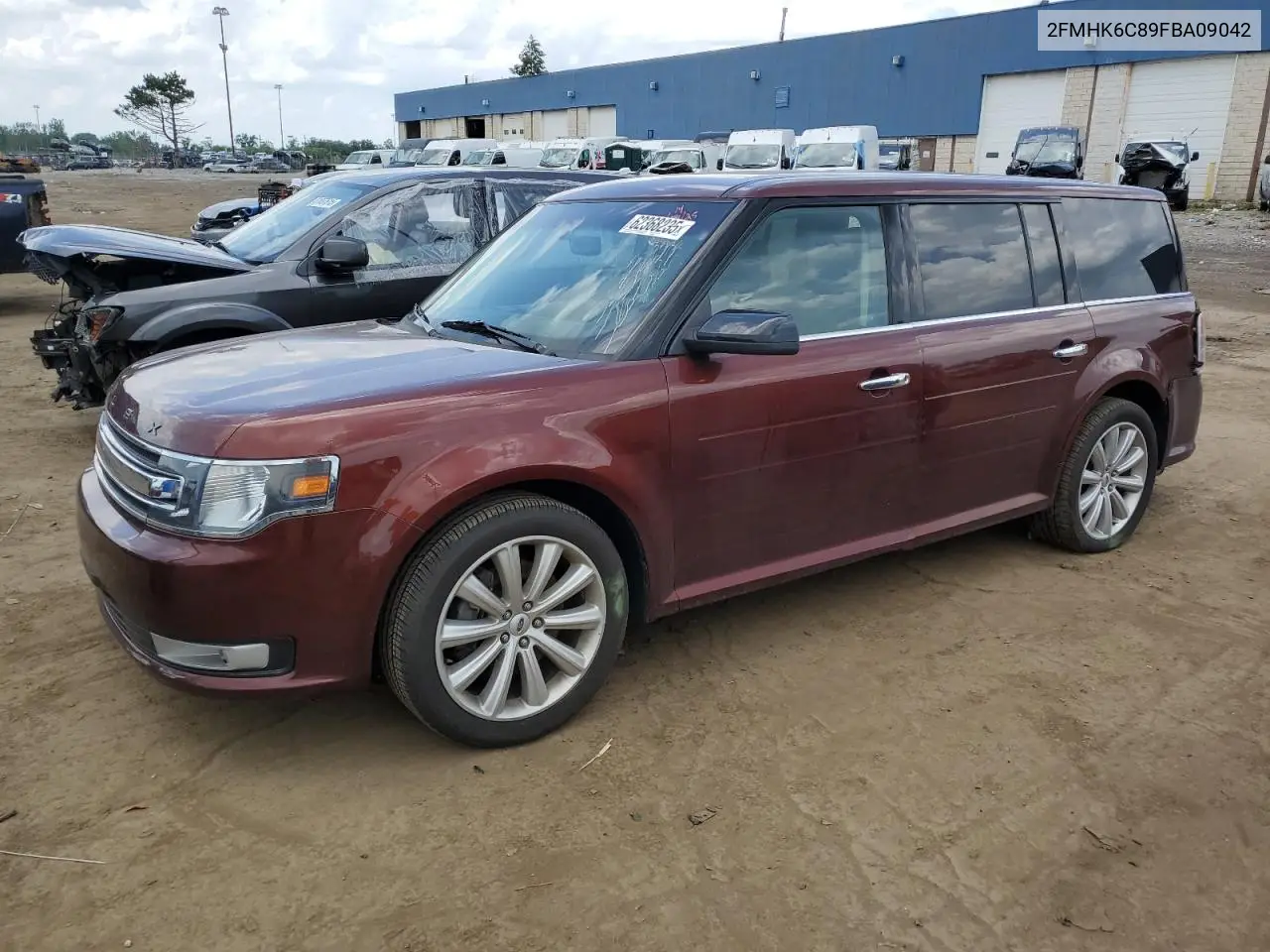 2015 Ford Flex Sel VIN: 2FMHK6C89FBA09042 Lot: 62368235