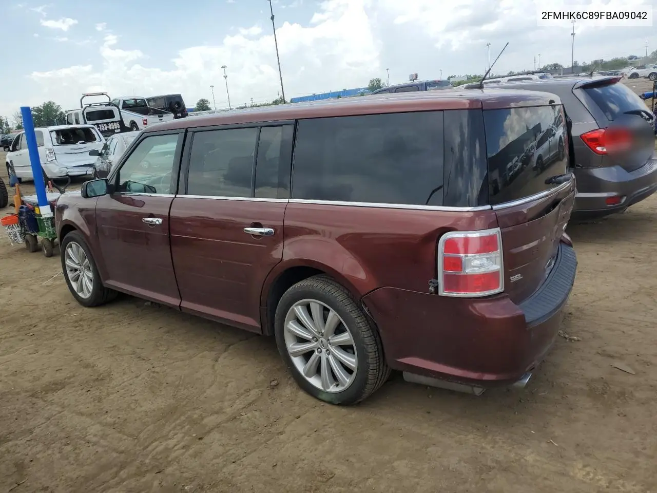 2015 Ford Flex Sel VIN: 2FMHK6C89FBA09042 Lot: 62368235