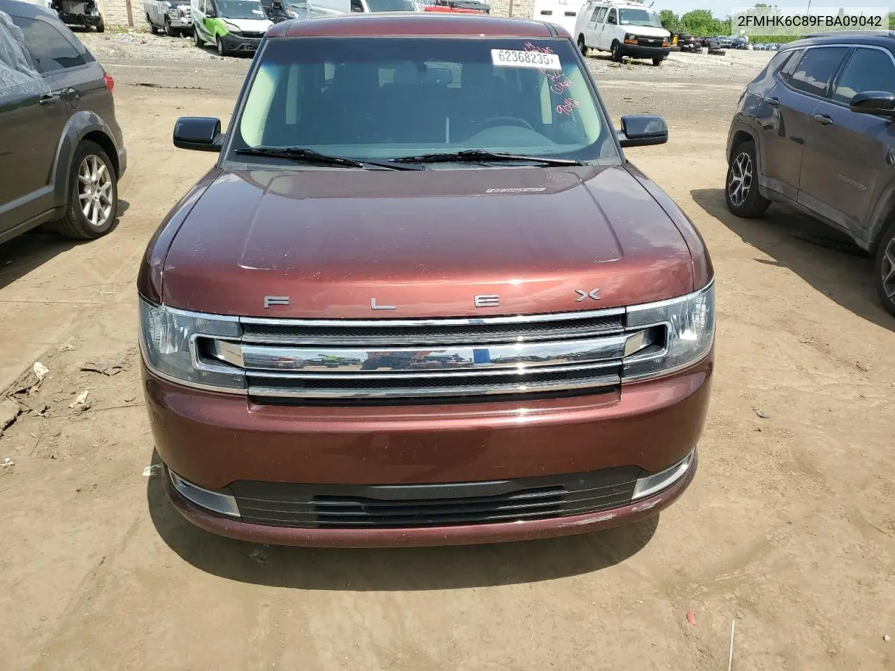 2015 Ford Flex Sel VIN: 2FMHK6C89FBA09042 Lot: 62368235