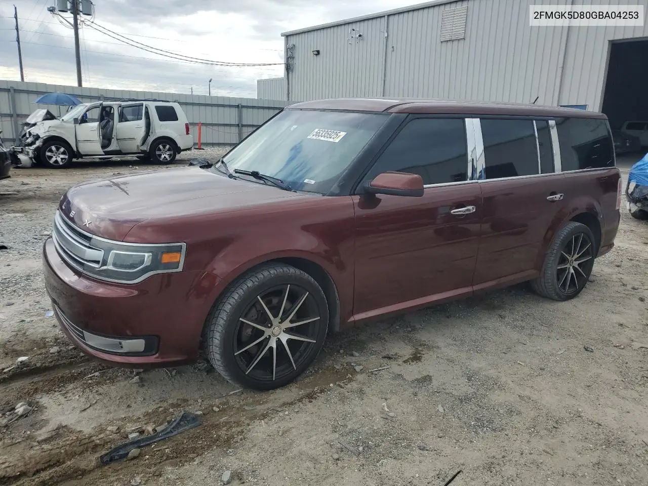 2016 Ford Flex Limited VIN: 2FMGK5D80GBA04253 Lot: 56335925