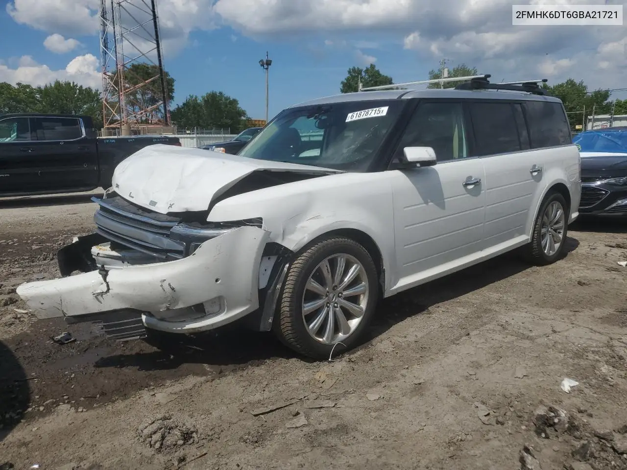 2016 Ford Flex Limited VIN: 2FMHK6DT6GBA21721 Lot: 61878715