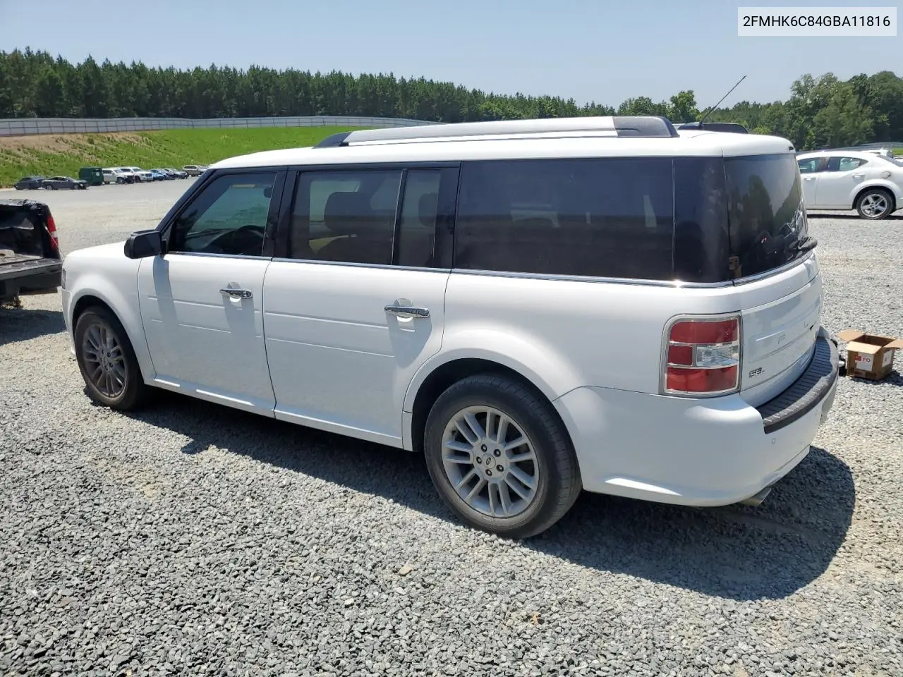 2016 Ford Flex Sel VIN: 2FMHK6C84GBA11816 Lot: 62731295