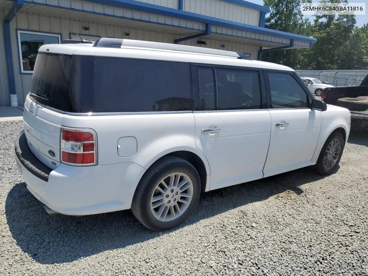 2016 Ford Flex Sel VIN: 2FMHK6C84GBA11816 Lot: 62731295