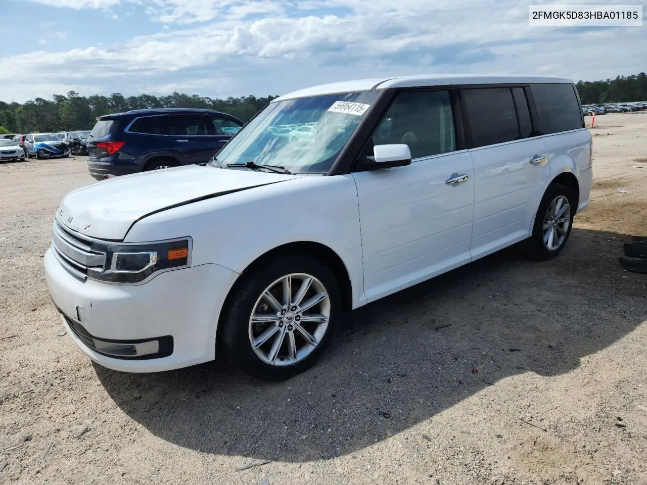2017 Ford Flex Limited VIN: 2FMGK5D83HBA01185 Lot: 59954115