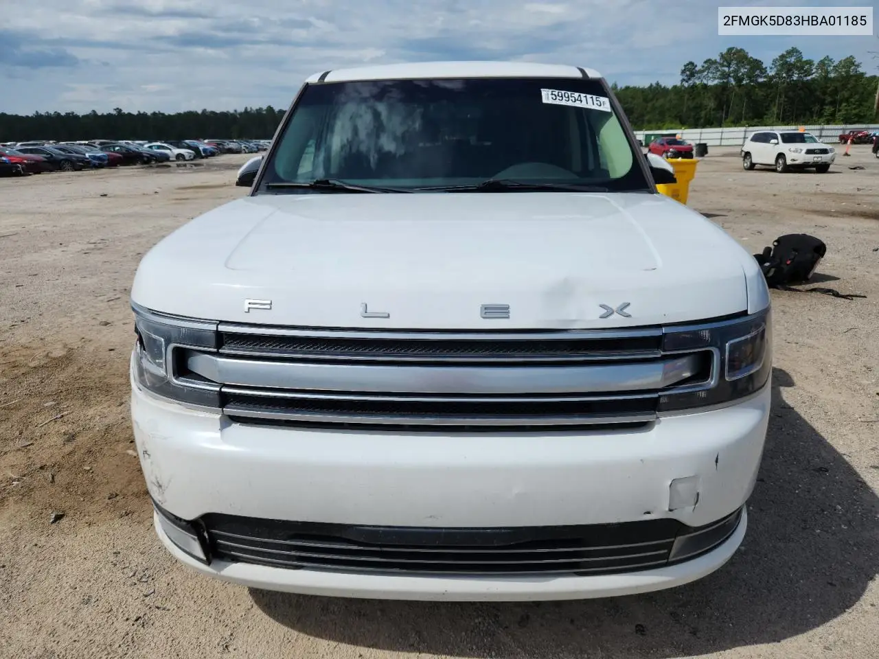 2017 Ford Flex Limited VIN: 2FMGK5D83HBA01185 Lot: 59954115