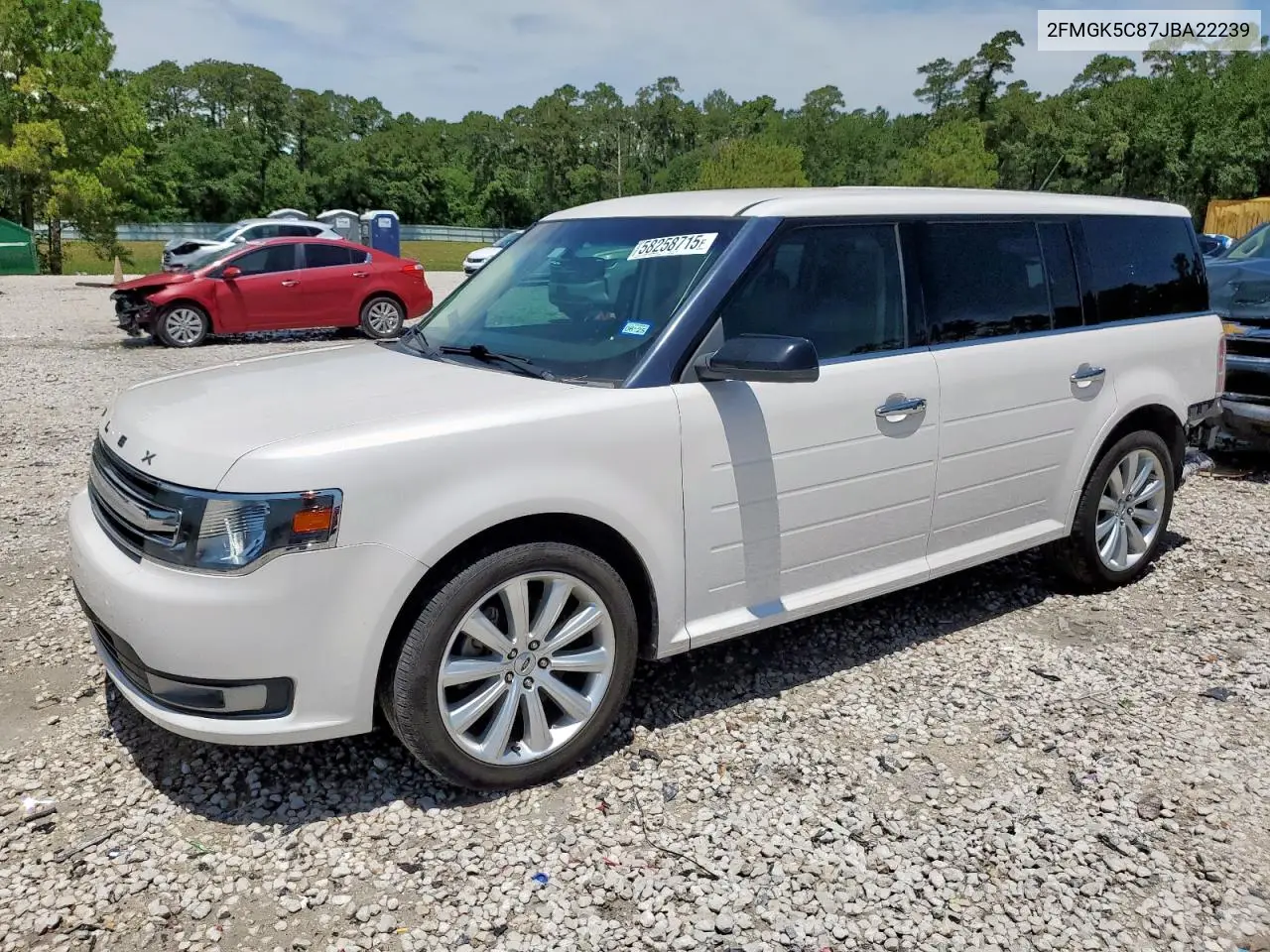 2018 Ford Flex Sel VIN: 2FMGK5C87JBA22239 Lot: 58258715