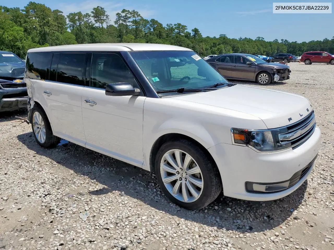 2018 Ford Flex Sel VIN: 2FMGK5C87JBA22239 Lot: 58258715