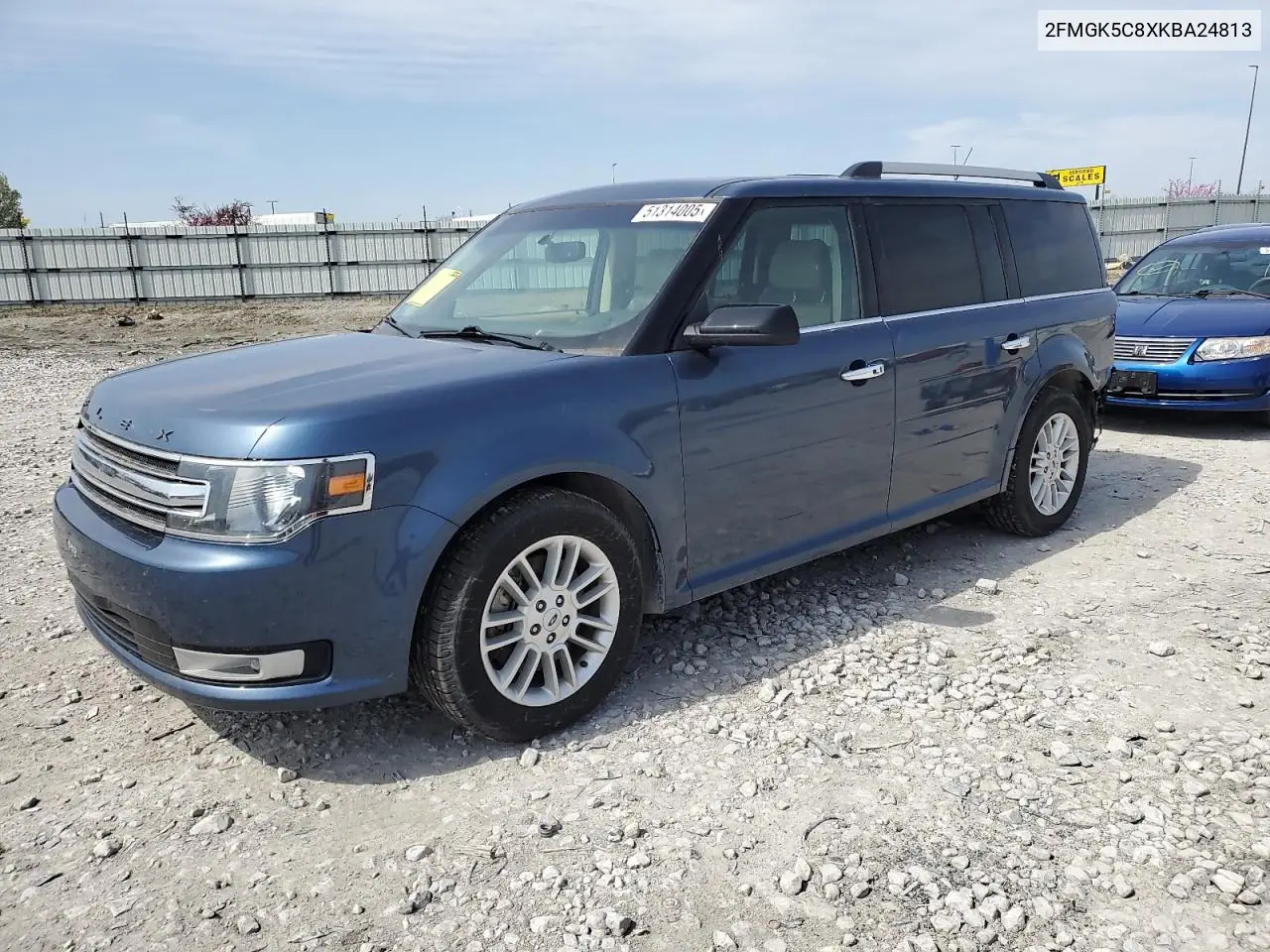 2019 Ford Flex Sel VIN: 2FMGK5C8XKBA24813 Lot: 51314005