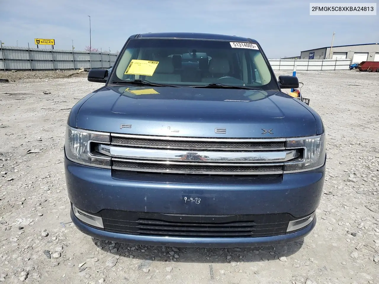 2019 Ford Flex Sel VIN: 2FMGK5C8XKBA24813 Lot: 51314005