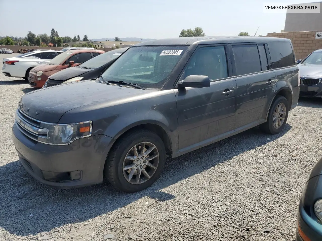 2019 Ford Flex Se VIN: 2FMGK5B8XKBA09018 Lot: 62023305