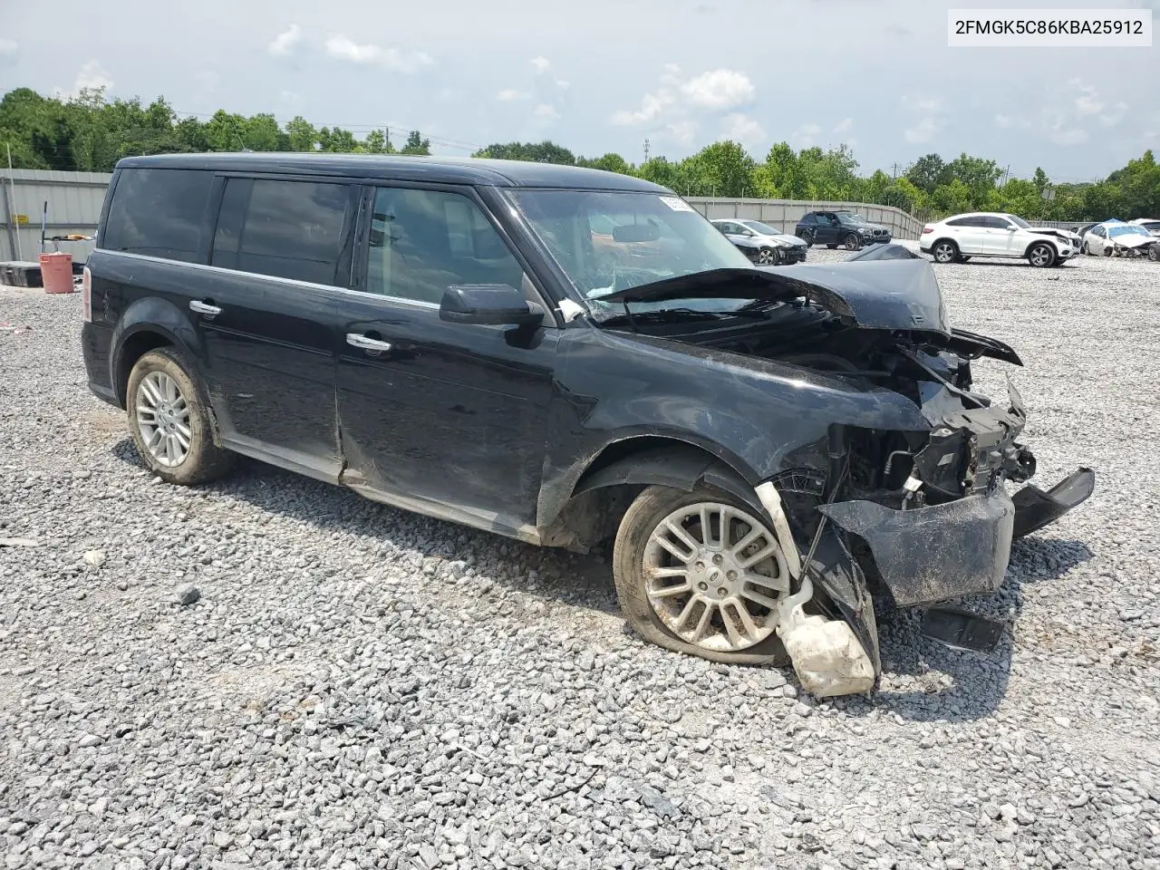 2019 Ford Flex Sel VIN: 2FMGK5C86KBA25912 Lot: 62185525