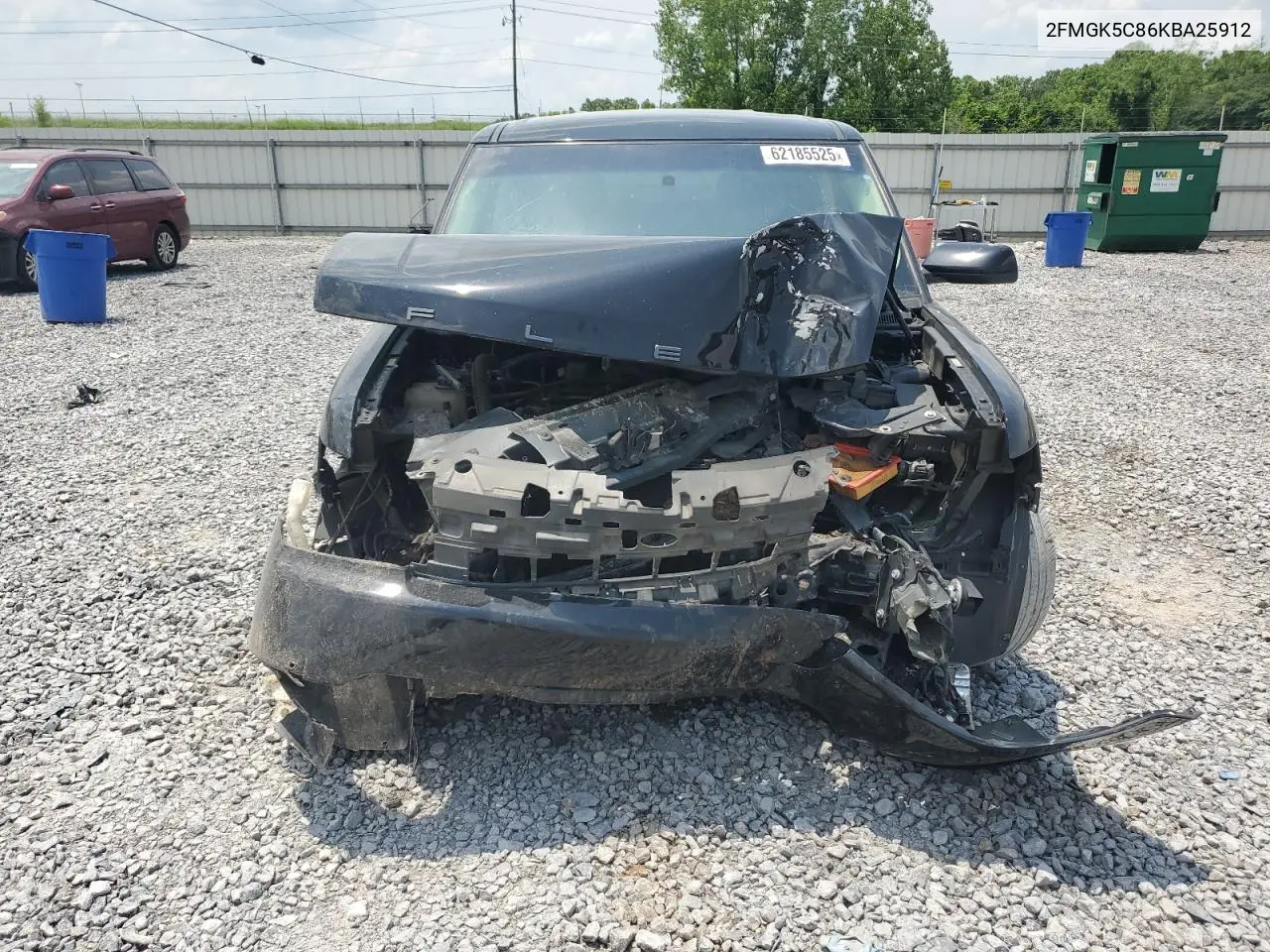 2019 Ford Flex Sel VIN: 2FMGK5C86KBA25912 Lot: 62185525