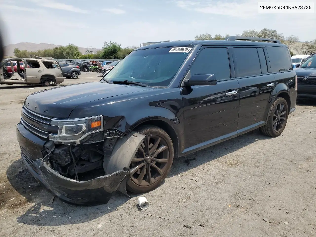 2019 Ford Flex Limited VIN: 2FMGK5D84KBA23736 Lot: 64868625