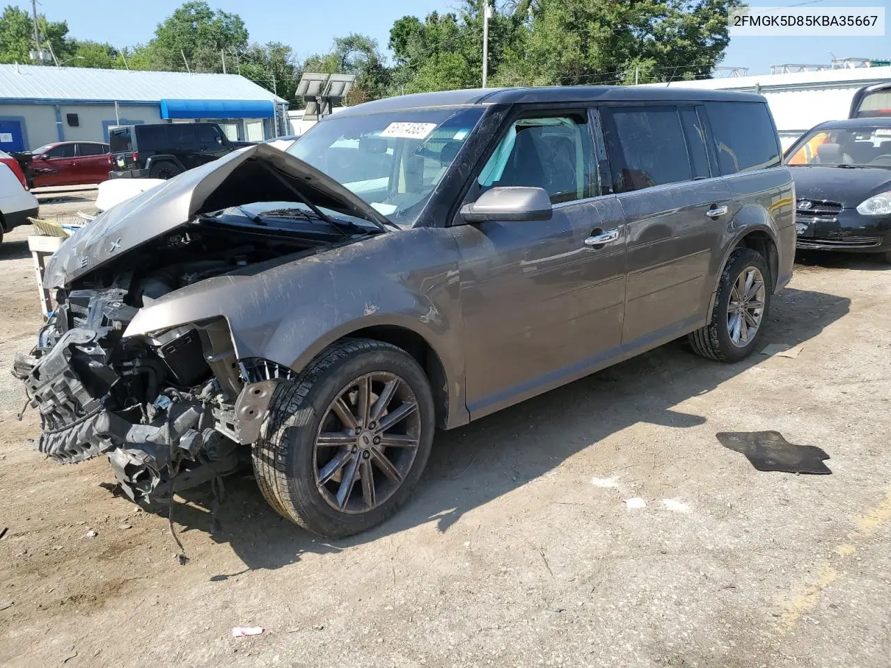 2019 Ford Flex Limited VIN: 2FMGK5D85KBA35667 Lot: 65174585