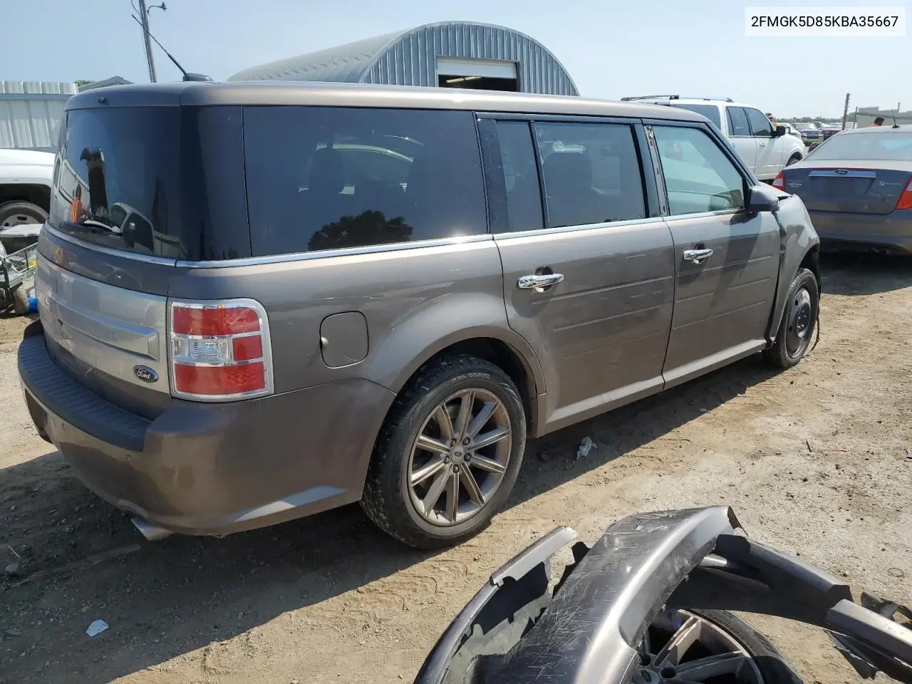 2019 Ford Flex Limited VIN: 2FMGK5D85KBA35667 Lot: 65174585
