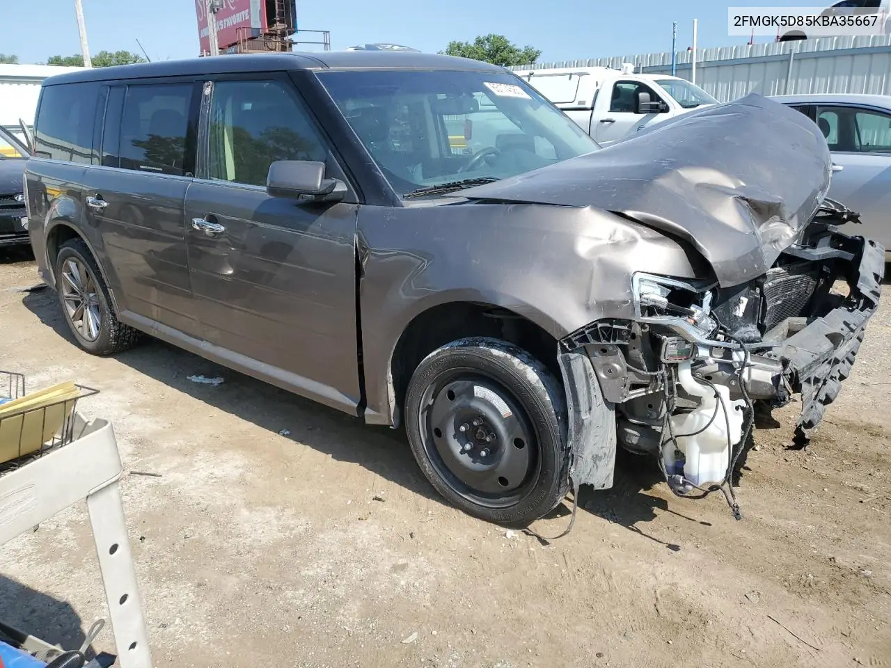 2019 Ford Flex Limited VIN: 2FMGK5D85KBA35667 Lot: 65174585