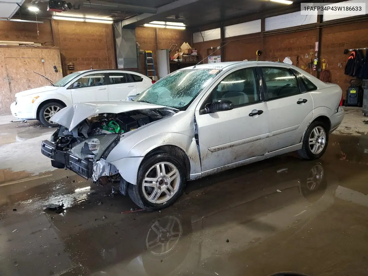 2003 Ford Focus Se VIN: 1FAFP34P43W186633 Lot: 56899065