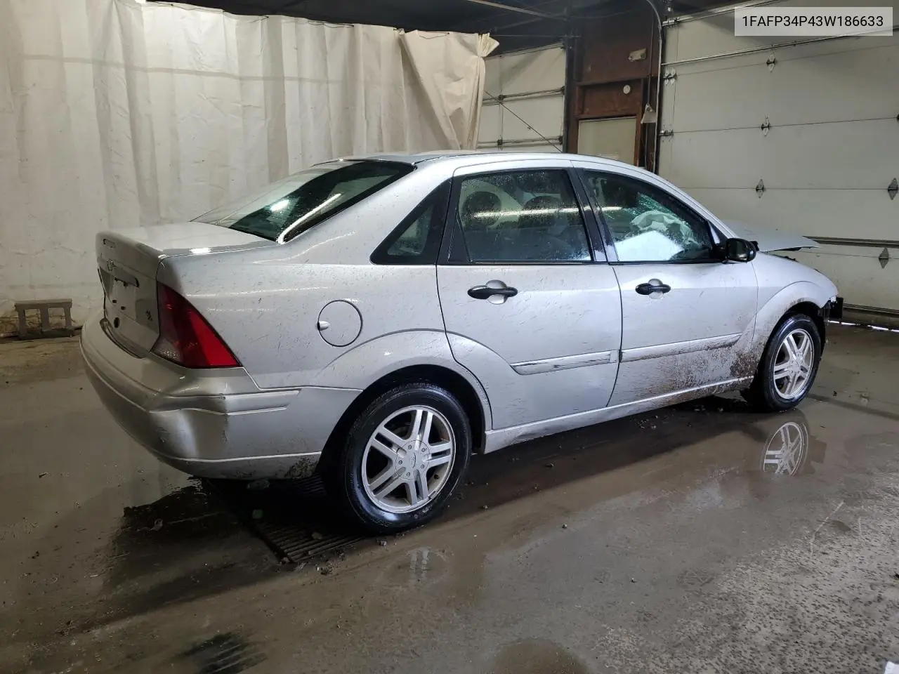 2003 Ford Focus Se VIN: 1FAFP34P43W186633 Lot: 56899065