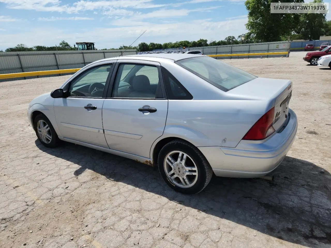 2003 Ford Focus Se Comfort VIN: 1FAFP34373W119375 Lot: 62782695