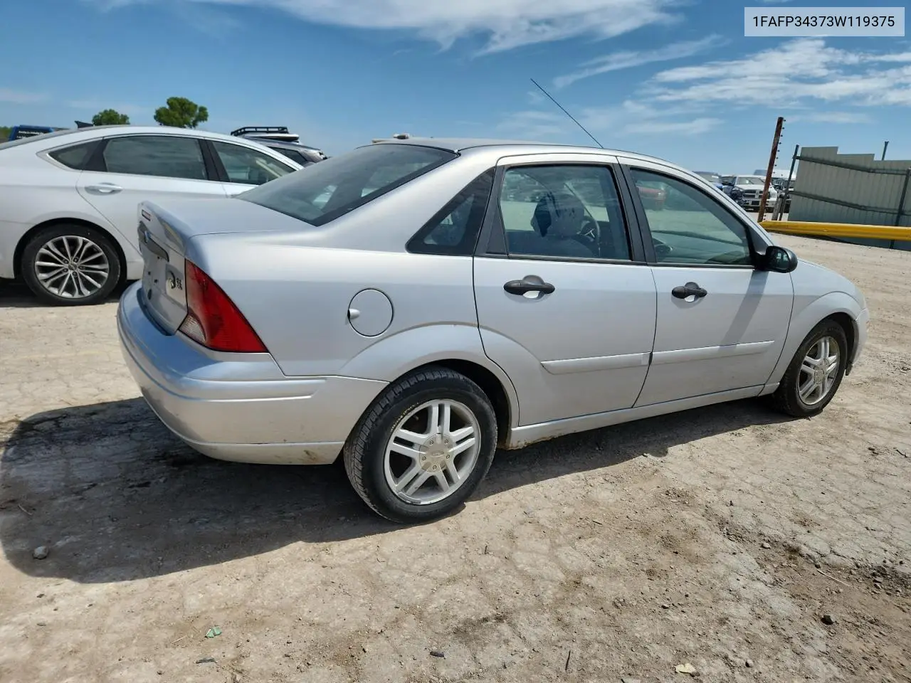 2003 Ford Focus Se Comfort VIN: 1FAFP34373W119375 Lot: 62782695