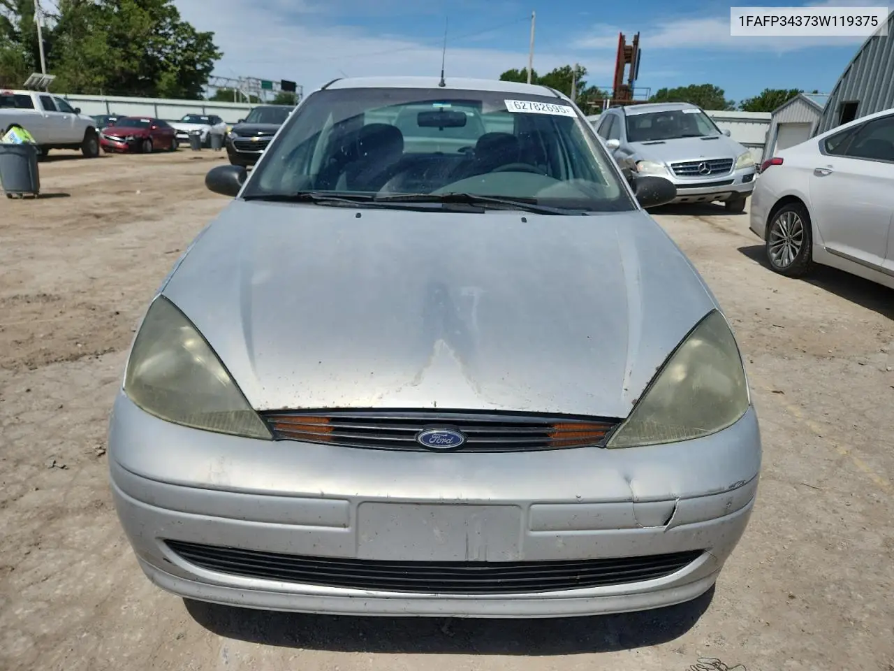 2003 Ford Focus Se Comfort VIN: 1FAFP34373W119375 Lot: 62782695