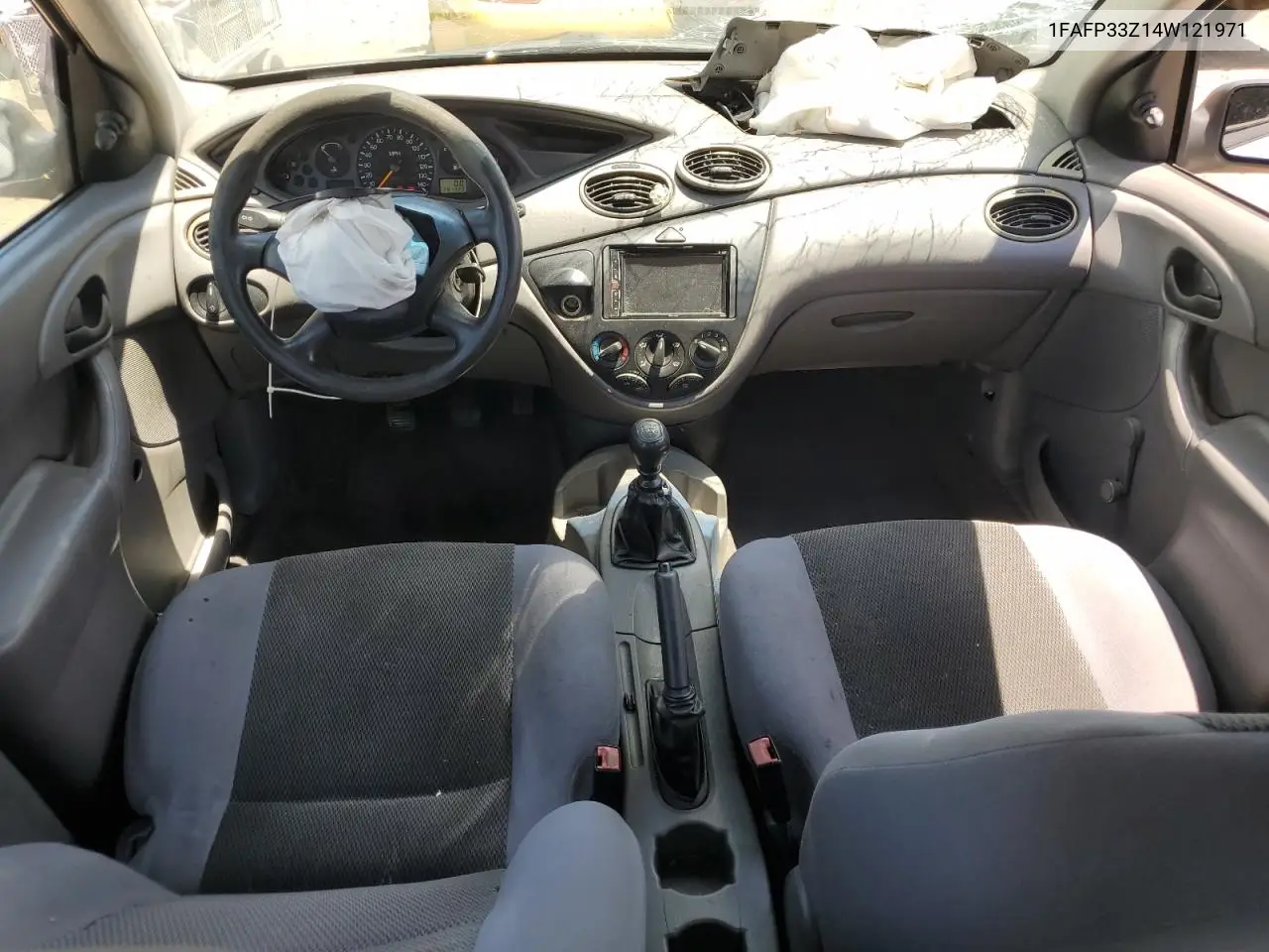 2004 Ford Focus Lx VIN: 1FAFP33Z14W121971 Lot: 63090405