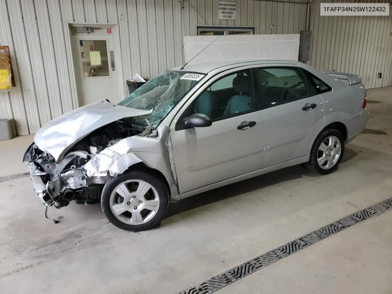2005 Ford Focus Zx4 VIN: 1FAFP34N25W122432 Lot: 60869335