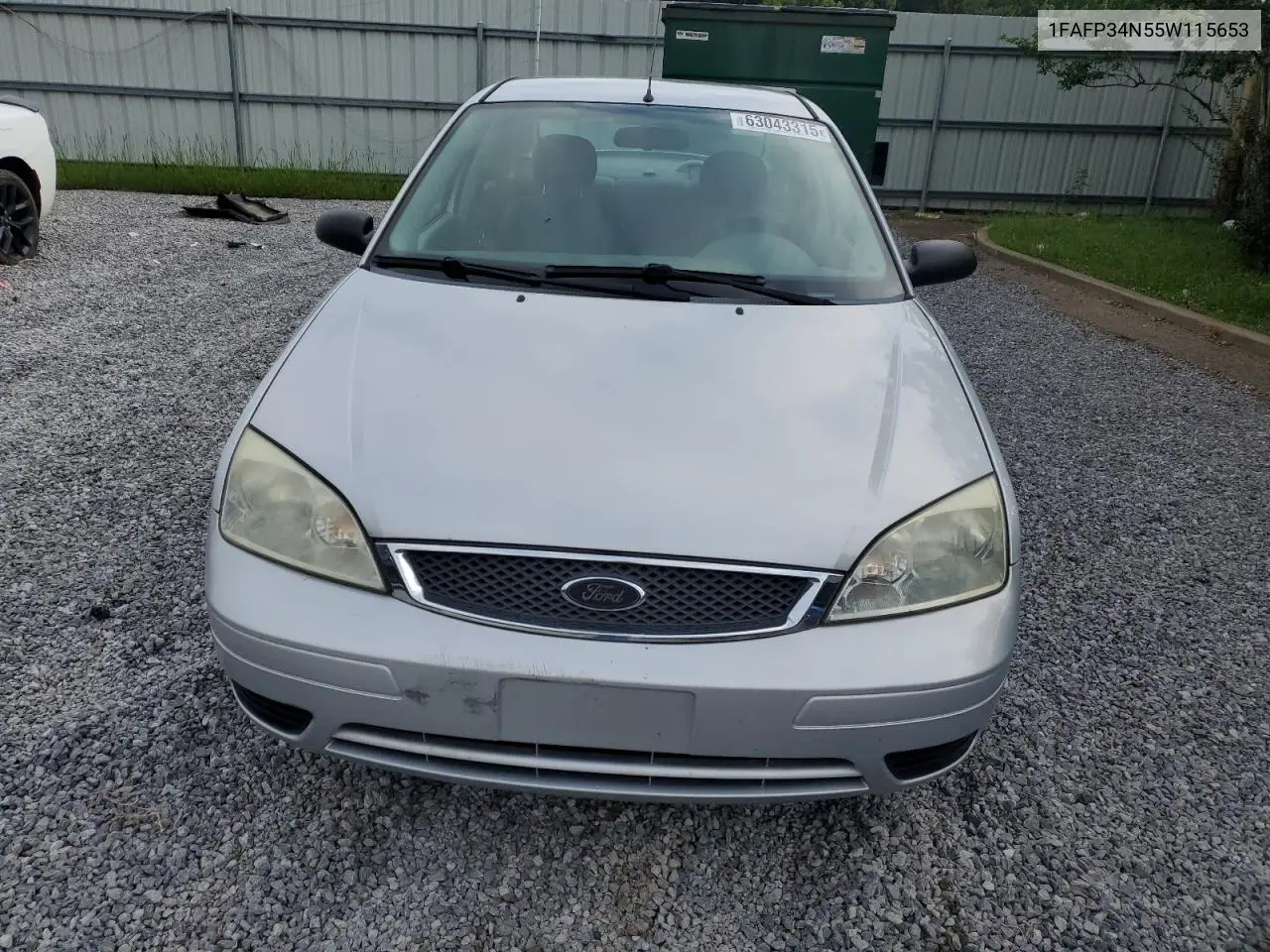 1FAFP34N55W115653 2005 Ford Focus Zx4