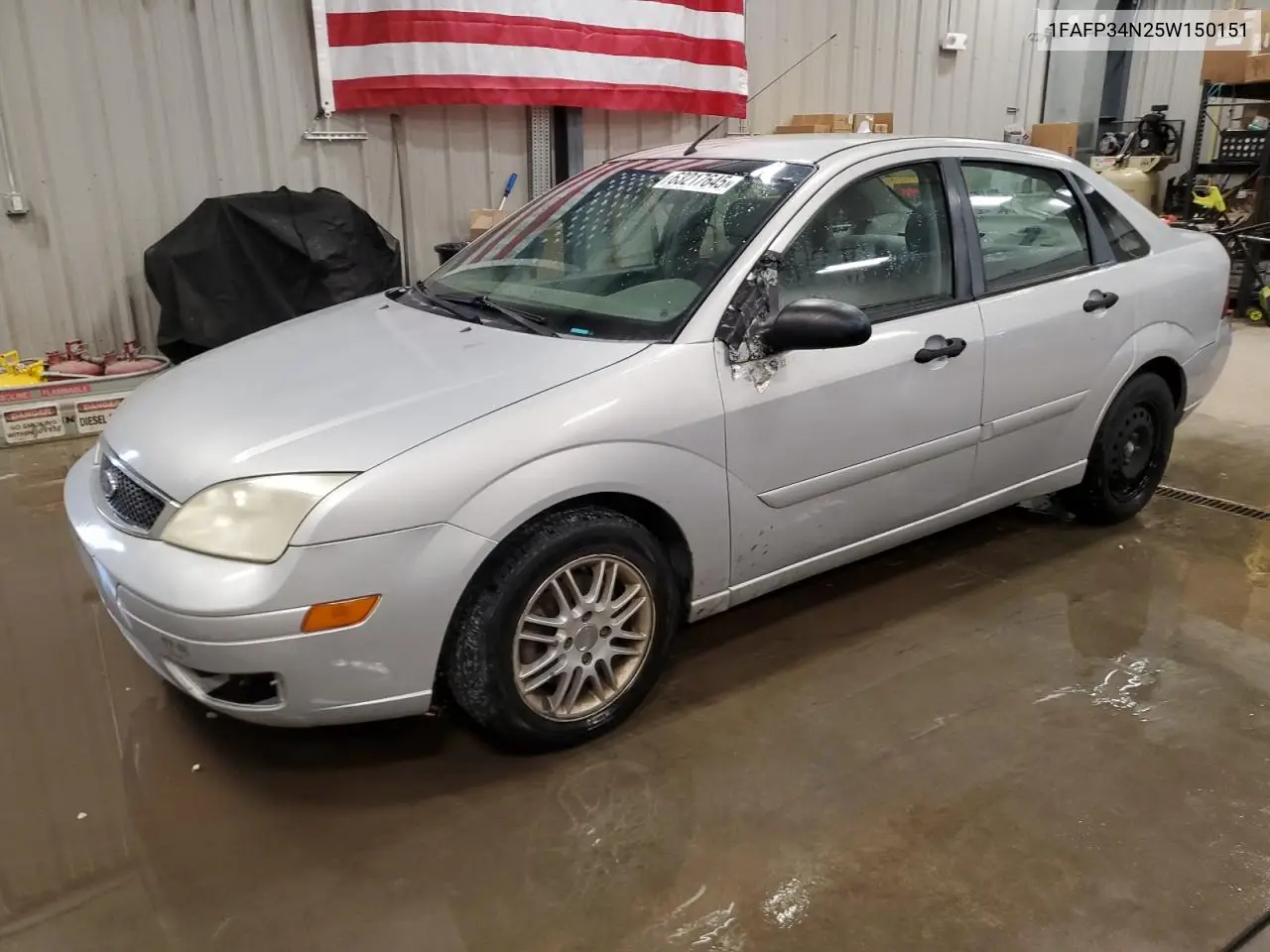 2005 Ford Focus Zx4 VIN: 1FAFP34N25W150151 Lot: 63217645