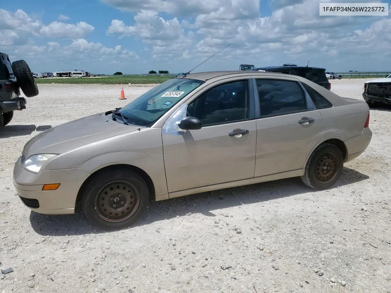 2006 Ford Focus Zx4 VIN: 1FAFP34N26W225772 Lot: 62657045