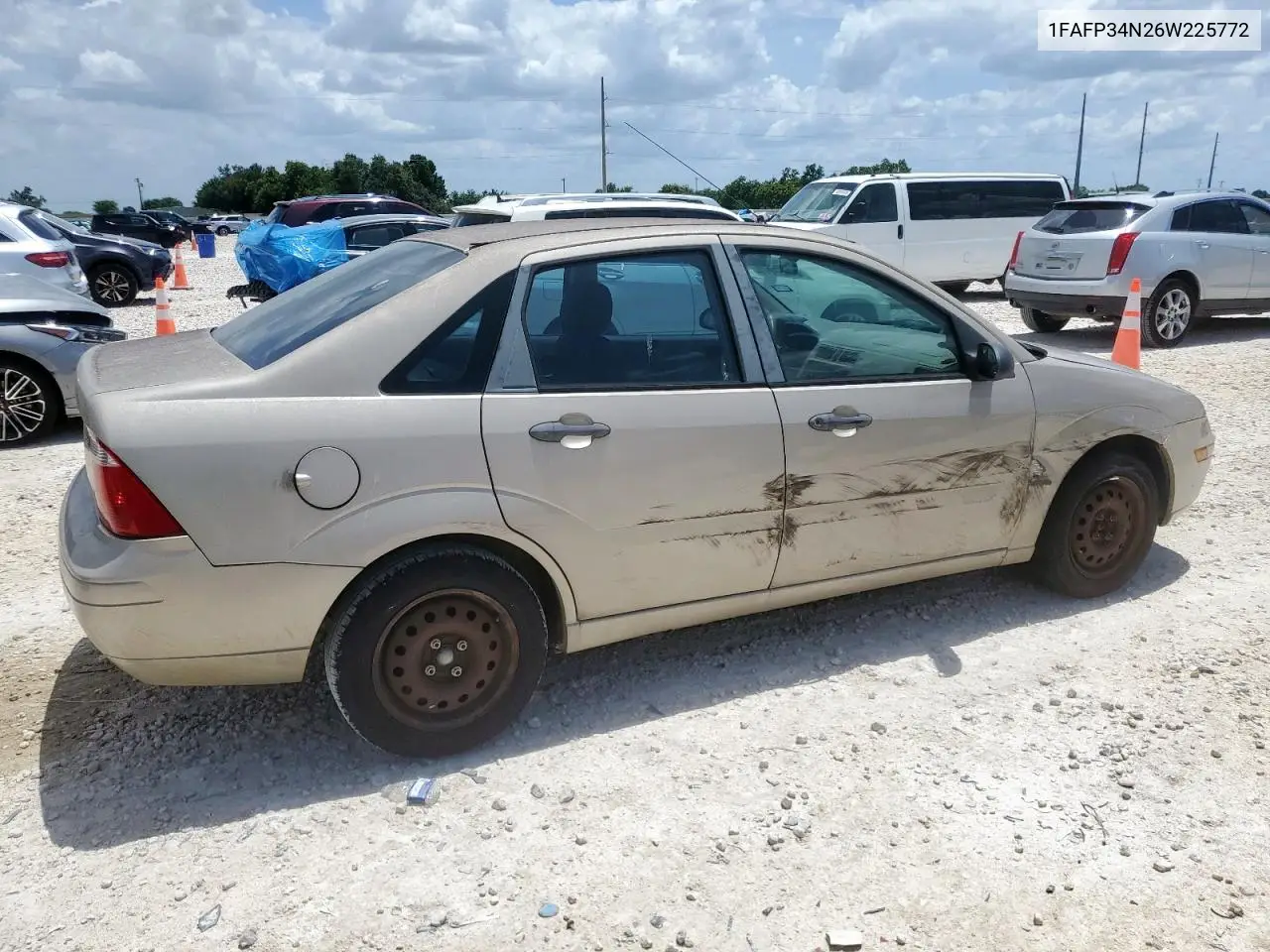 2006 Ford Focus Zx4 VIN: 1FAFP34N26W225772 Lot: 62657045