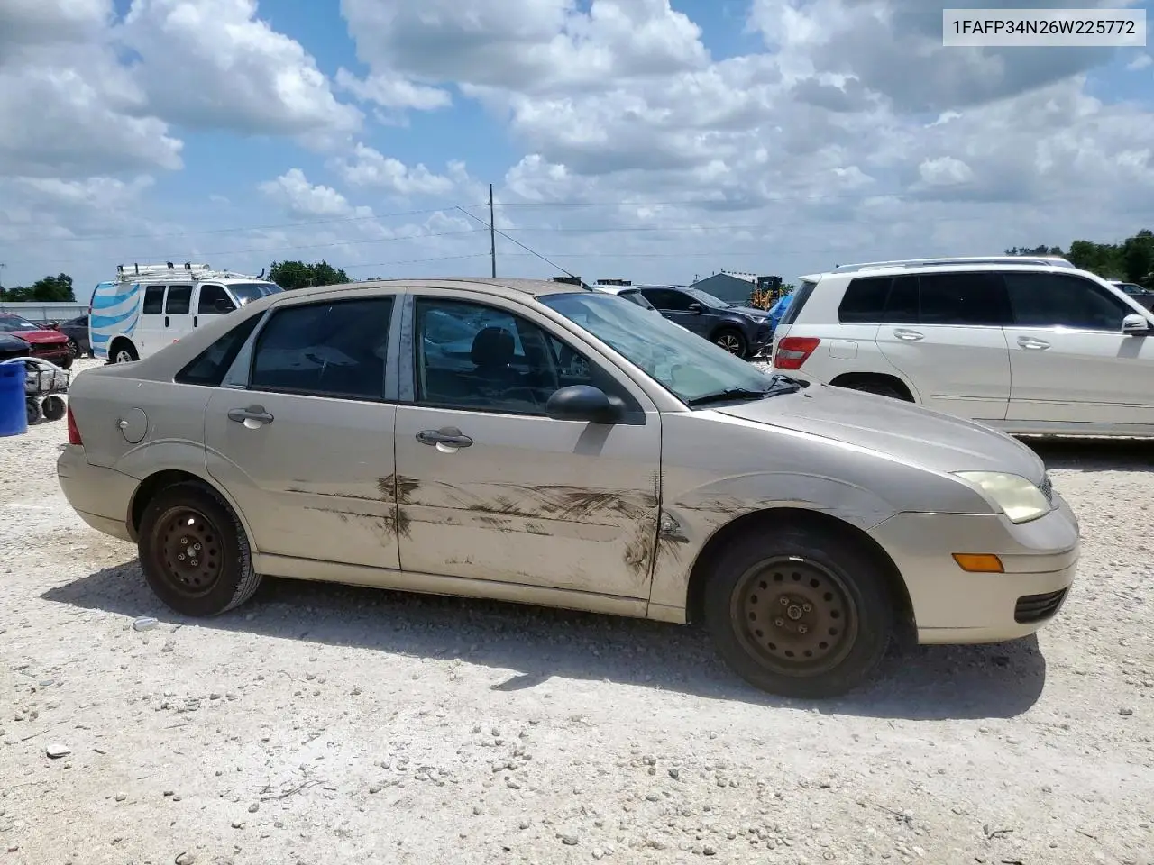 2006 Ford Focus Zx4 VIN: 1FAFP34N26W225772 Lot: 62657045