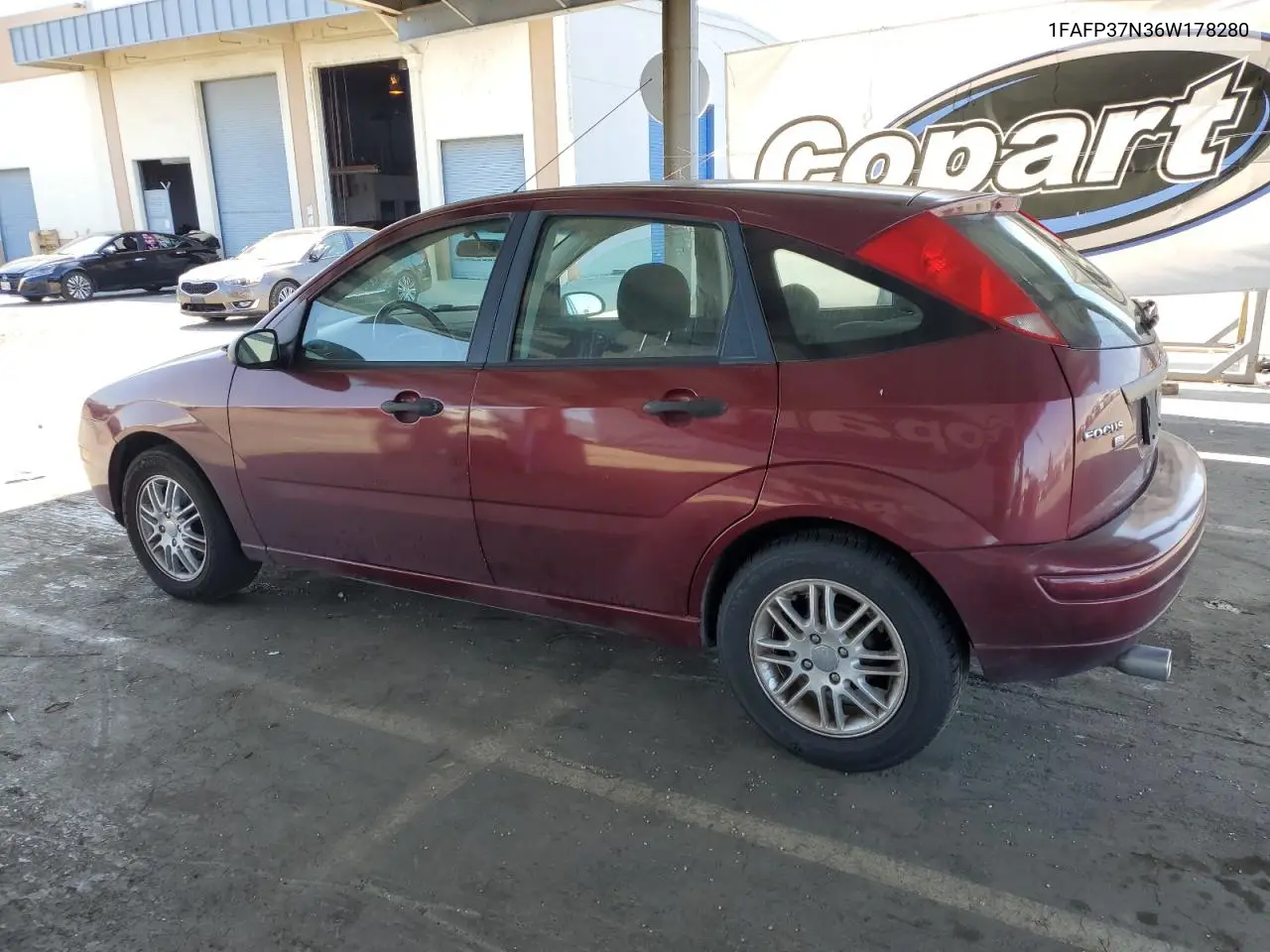 2006 Ford Focus Zx5 VIN: 1FAFP37N36W178280 Lot: 63308445